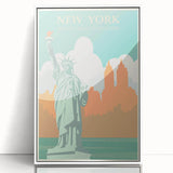 Retro New York City Poster – Vintage Prints & Timeless Skyline Art