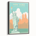 Retro New York City Poster – Vintage Prints & Timeless Skyline Art