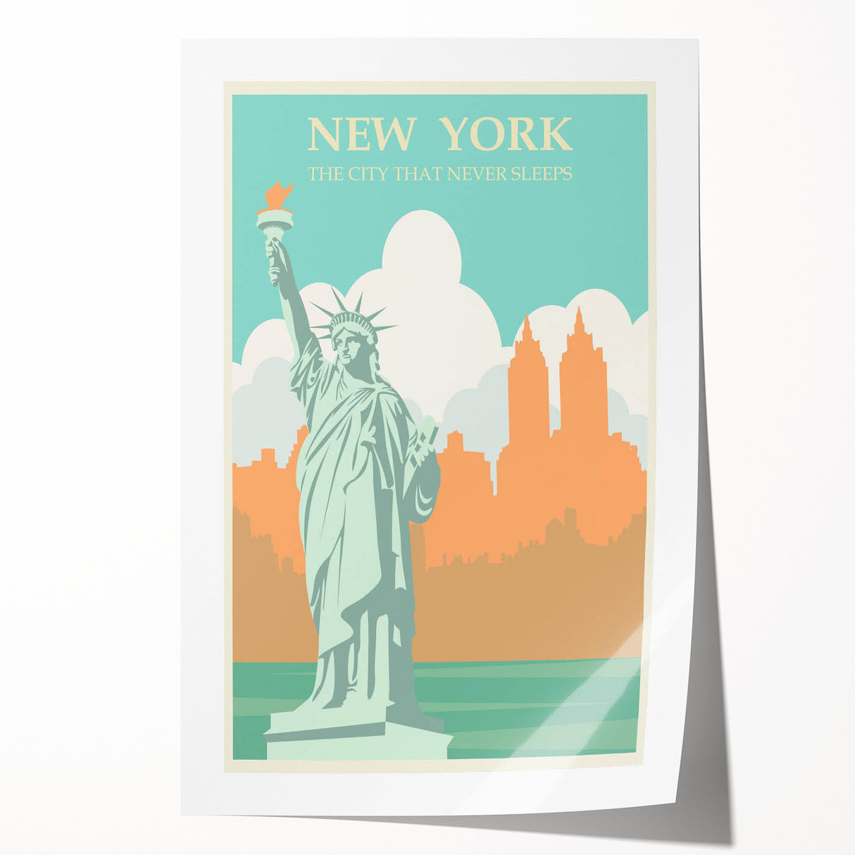 Retro New York City Poster – Vintage Prints & Timeless Skyline Art