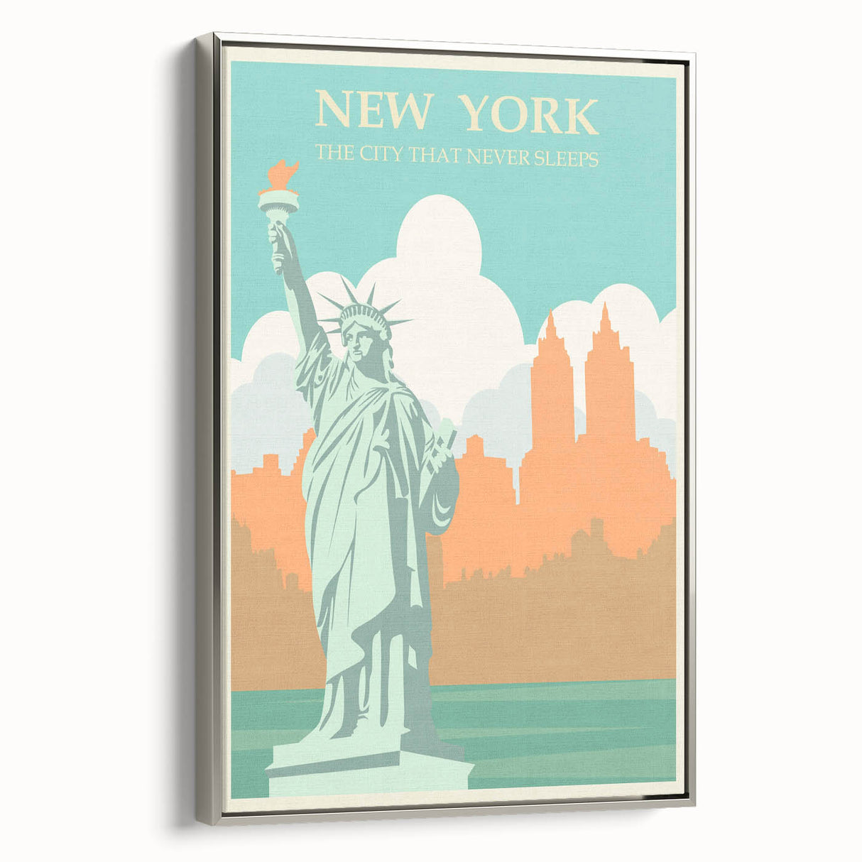 Retro New York City Poster – Vintage Prints & Timeless Skyline Art