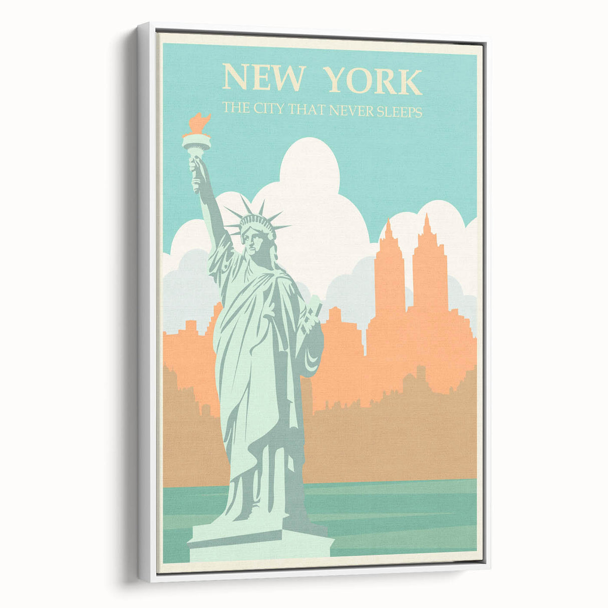 Retro New York City Poster – Vintage Prints & Timeless Skyline Art