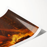 Camp Fire Realism Art Print - Winslow Homer Nighttime Wilderness Scene