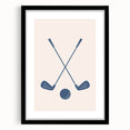 Golf Club Silhouette – Boys Sports Wall Art