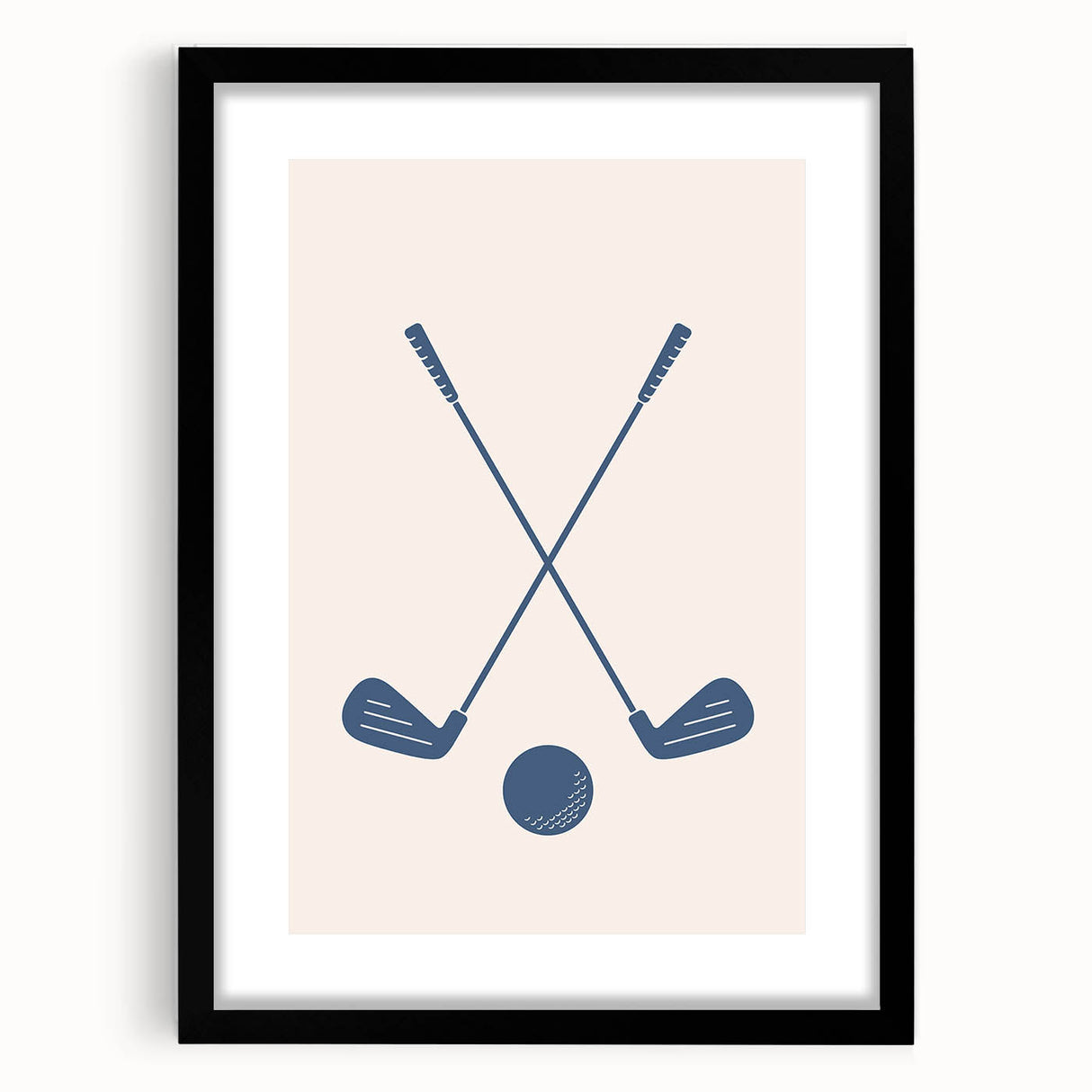 Golf Club Silhouette – Boys Sports Wall Art