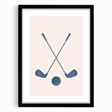 Golf Club Silhouette – Boys Sports Wall Art