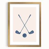Golf Club Silhouette – Boys Sports Wall Art