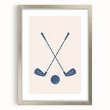 Golf Club Silhouette – Boys Sports Wall Art
