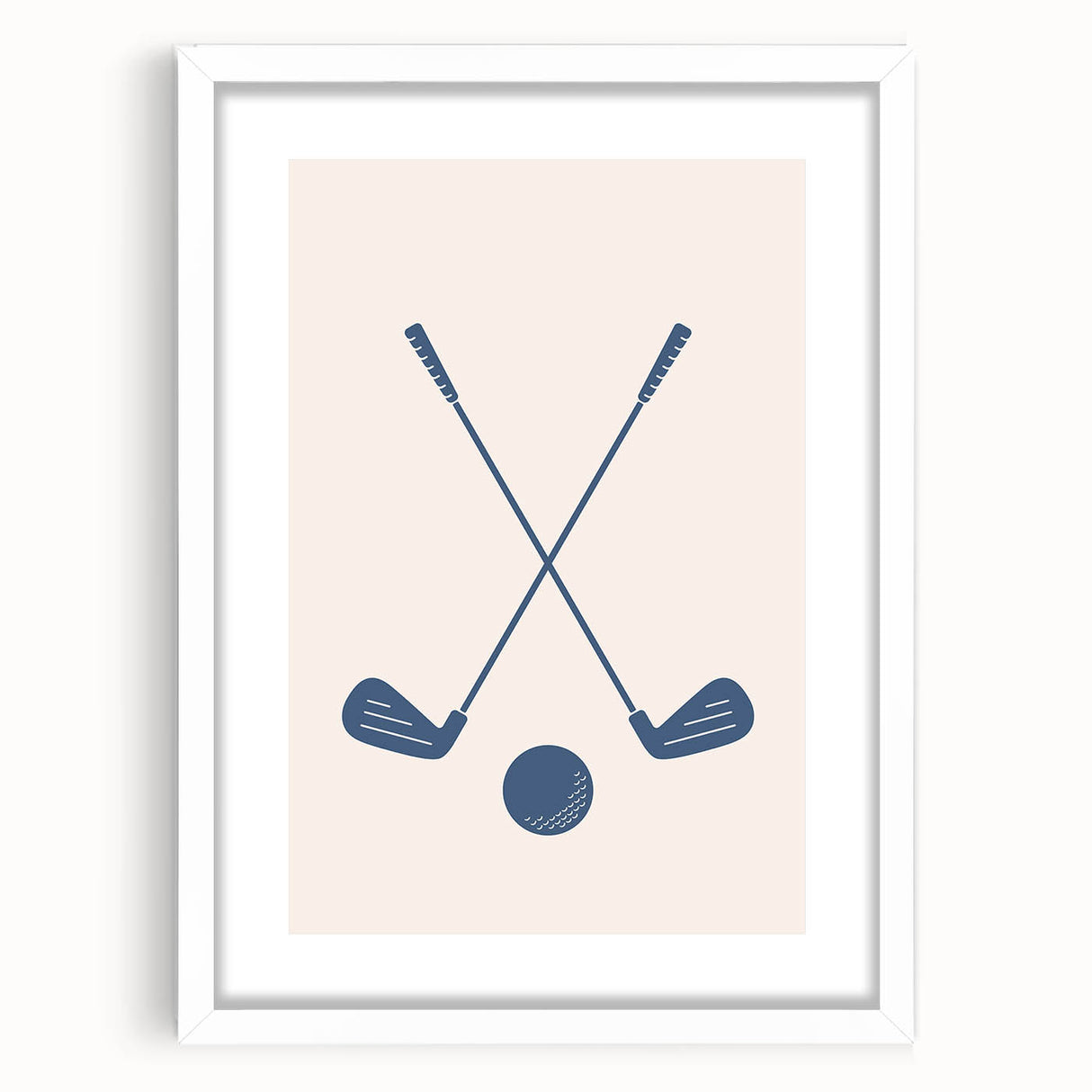 Golf Club Silhouette – Boys Sports Wall Art
