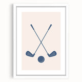 Golf Club Silhouette – Boys Sports Wall Art