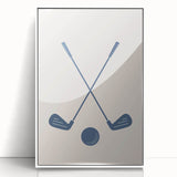 Golf Club Silhouette – Boys Sports Wall Art