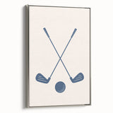 Golf Club Silhouette – Boys Sports Wall Art