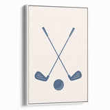 Golf Club Silhouette – Boys Sports Wall Art