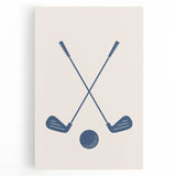 Golf Club Silhouette – Boys Sports Wall Art