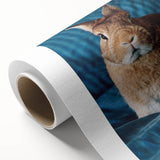 Art Deco poster featuring a spring scene with soft pastel colors on rolled canvas, ideal for nursery wall art.