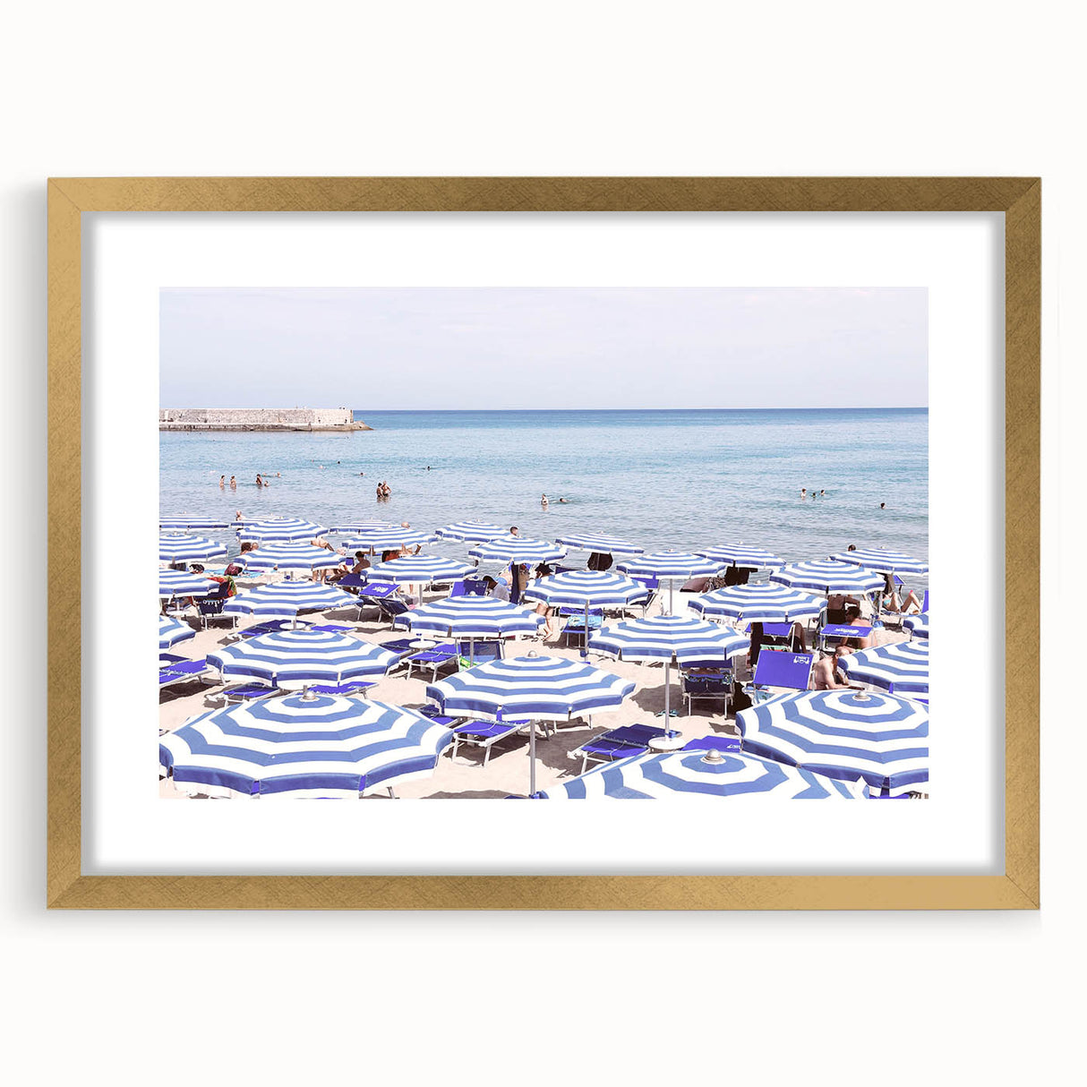 Extra large abstract art print featuring textured waves in warm orange and gold tones on a framed canvas.