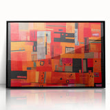 Framed abstract wall art featuring dynamic black strokes on a white background, showcasing modern design aesthetics. Ideal for contemporary home decor and stylish interiors.