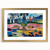 Modern Wall Art - Day of the God by Paul Gauguin