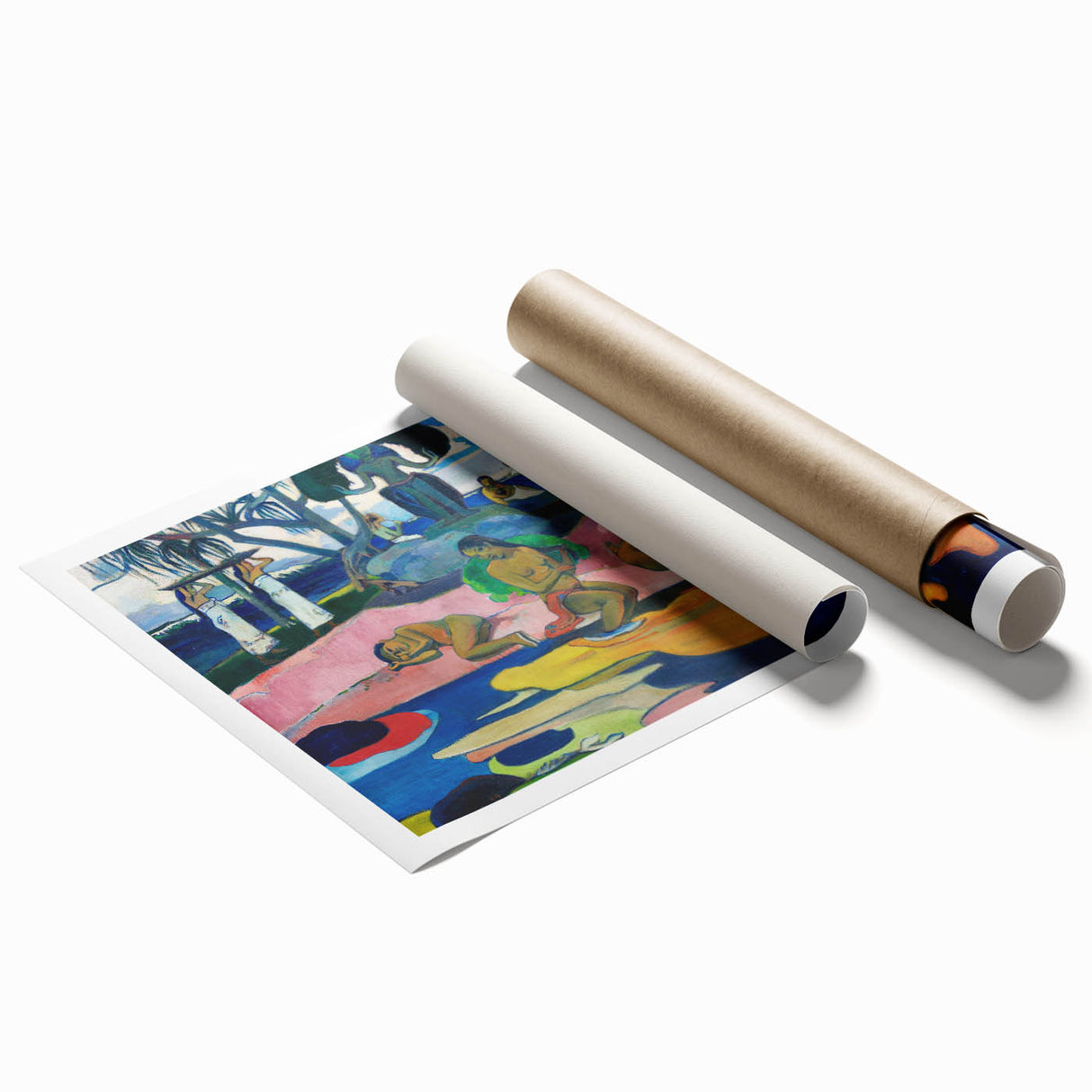 Modern Wall Art - Day of the God by Paul Gauguin