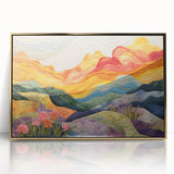 Framed abstract wall art featuring dynamic gold strokes on a white background, ideal for modern home decor, adding elegance and sophistication to any space.