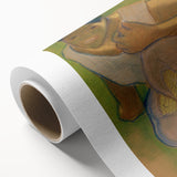 Modern Wall Art - Crouching Tahitian Woman | Paul Gauguin Masterpiece