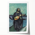 Modern Wall Art - Mandolin Player | Abstract Musical Expression Print