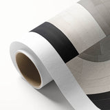 Abstract strokes wall art on rolled canvas, showcasing vibrant colors and dynamic patterns, perfect for modern home decor. Packaged securely for delivery.