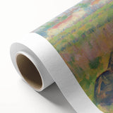 Modern Wall Art - Abstract Landscape with Figures in Pastel Hues