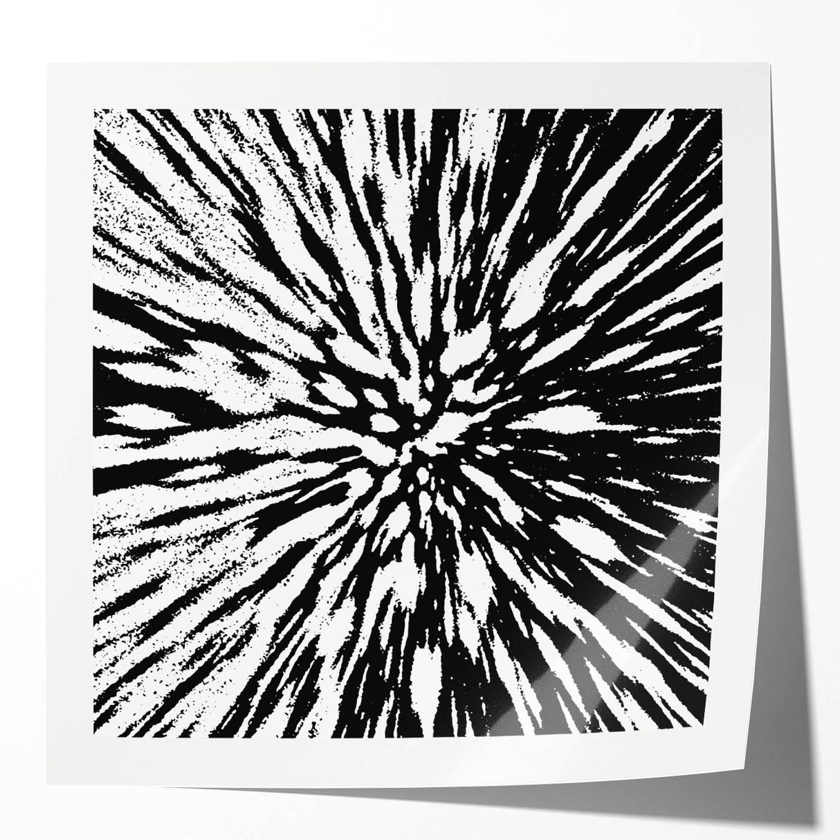 Abstract wall art featuring vibrant, multicolored strokes in a glossy finish, ideal for modern home decor and artistic spaces. Perfect for adding a contemporary touch to walls.
