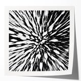 Abstract wall art featuring vibrant, multicolored strokes in a glossy finish, ideal for modern home decor and artistic spaces. Perfect for adding a contemporary touch to walls.