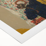 Modern Wall Art - The Yellow Curtain with Abstract Details