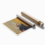 Modern Wall Art - The Yellow Curtain with Abstract Details