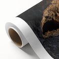 Stunning rolled canvas showcasing a vibrant landscape with intricate cave formations, perfect for enhancing home decor, securely packaged in a protective tube.