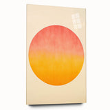 Acrylic Dining Room Artwork - Vibrant Sunset-Inspired Wall Decor