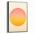 Acrylic Dining Room Artwork - Vibrant Sunset-Inspired Wall Decor