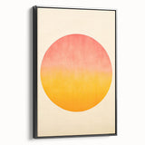 Acrylic Dining Room Artwork - Vibrant Sunset-Inspired Wall Decor