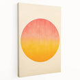 Acrylic Dining Room Artwork - Vibrant Sunset-Inspired Wall Decor