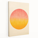 Acrylic Dining Room Artwork - Vibrant Sunset-Inspired Wall Decor