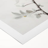 Minimalist Floral Branch - Contemporary Living Room Wall Art
