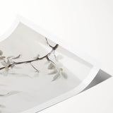 Minimalist Floral Branch - Contemporary Living Room Wall Art