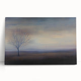 Office Art Prints - Serene Lone Tree Landscape Canvas Decor