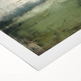 Abstract landscape wall art on rolled canvas showcasing vibrant colors and dynamic shapes, ideal for modern home decor. Perfect for adding a contemporary touch to any room.