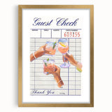 Extra large abstract art print featuring textured swirls in earthy tones, framed in gold, ideal for living room decor.