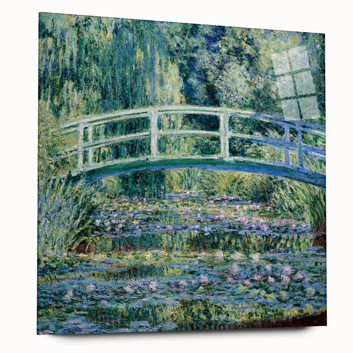 Claude Monet's Water Lilies and Japanese Bridge - Impressionist Garden Art
