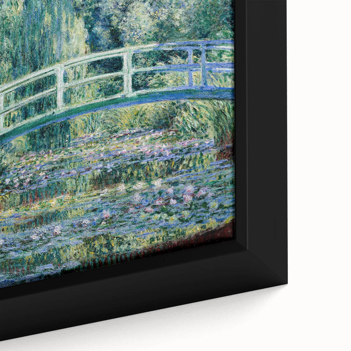 Claude Monet's Water Lilies and Japanese Bridge - Impressionist Garden Art
