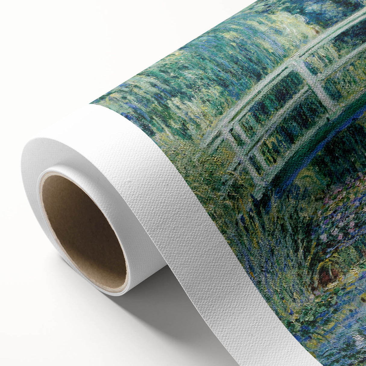 Claude Monet's Water Lilies and Japanese Bridge - Impressionist Garden Art