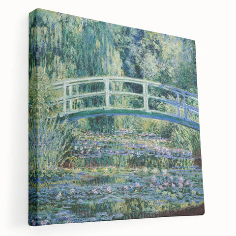 Claude Monet's Water Lilies and Japanese Bridge - Impressionist Garden Art
