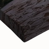 Close-up of a vibrant stretched canvas artwork depicting a serene beach landscape with soft pastel colors, ideal for home decor in coastal-themed interiors.