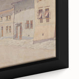 Modern Wall Art - Historic Levoča Street Scene - Contemporary Decor