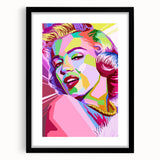 Vibrant Pop Art Wall Art – Colorful Monroe Canvas Print