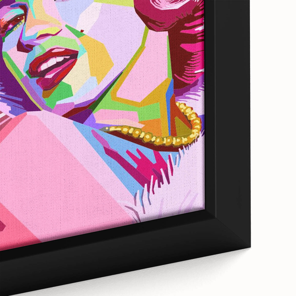 Vibrant Pop Art Wall Art – Colorful Monroe Canvas Print